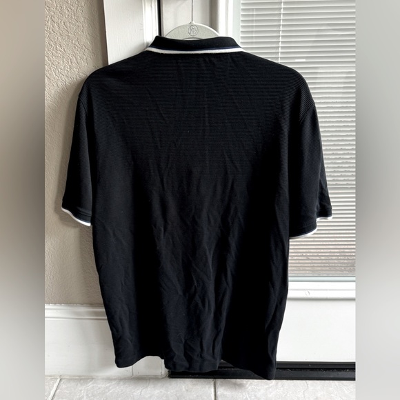 **LIKE NEW** - MEN’S “SAKS FIFTH AVENUE” 1/2 ZIP PULLOVER (BLACK) - LARGE - Picture 2 of 5